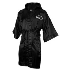 TITLE Boxing Full Length Robe -Knockout Gear tsrfl bk 01 6
