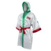 TITLE Boxing Pro Full Length Boxing Robe -Knockout Gear tsrfl2 rd wh gn 01