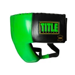 WBC By TITLE Boxing Groin Protector -Knockout Gear wbcgp gn bk 3 1