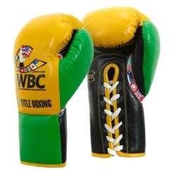 WBC By TITLE Boxing Jose Sulaiman Leather Gloves -Knockout Gear wbcjsg gd bk 02
