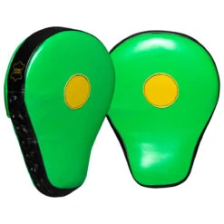 WBC By TITLE Boxing Focus Mitts 13 WBC By TITLE Boxing Focus Mitts -Knockout Gear wbcpm gn bk 3