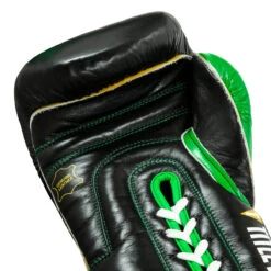 WBC By TITLE Boxing Sparring Gloves -Knockout Gear wbcsg bk gn 05
