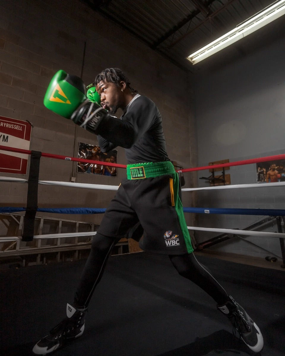 WBC By TITLE Boxing Sweat Shorts 6 WBC By TITLE Boxing Sweat Shorts - Image 4