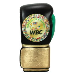 WBC By TITLE Boxing Green Belt Training Gloves 1.0 19 WBC By TITLE Boxing Green Belt Training Gloves 1.0 -Knockout Gear wgbtg bk gd gn 3 1