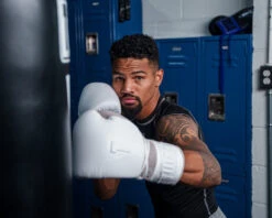 TITLE White Boxing Lace Sparring Gloves 2.0 -Knockout Gear whsg2 wh 3