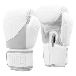 TITLE White Boxing Gloves 12 TITLE White Boxing Gloves -Knockout Gear whwbg 002