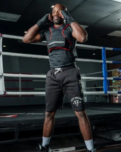 TITLE Boxing Extra Weighted Vest 14 TITLE Boxing Extra Weighted Vest -Knockout Gear wtdvst bk rd 4