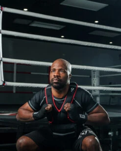 TITLE Boxing Extra Weighted Vest 15 TITLE Boxing Extra Weighted Vest -Knockout Gear wtdvst bk rd 5