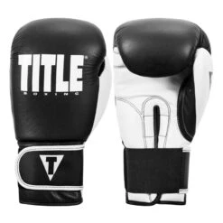 TITLE Boxing Dynamic Strike Heavy Bag Gloves 38 TITLE Boxing Dynamic Strike Heavy Bag Gloves -Knockout Gear xdbg bk wh 001 2