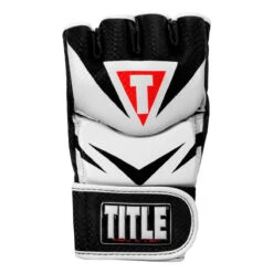 TITLE MMA Command Pro Fight Gloves -Knockout Gear xmcpfg bk wh 003