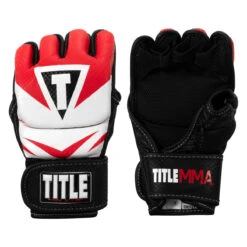 TITLE MMA Command Training Gloves -Knockout Gear xmctg rd wh 001 1
