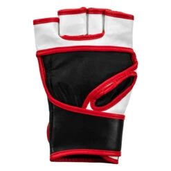 TITLE MMA Conflict Pro Fight Gloves -Knockout Gear xmfg bk wh rd 04