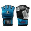 TITLE MMA Menace Metallic Training Gloves 1 TITLE MMA Menace Metallic Training Gloves -Knockout Gear xmmtg bl sv 001