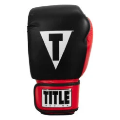 TITLE Boxing Pro Style Heavy Bag Gloves 12 TITLE Boxing Pro Style Heavy Bag Gloves -Knockout Gear xtsg bk rd 003