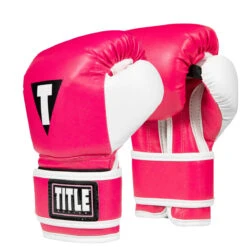TITLE Boxing Youth Bag Gloves 29 TITLE Boxing Youth Bag Gloves -Knockout Gear ytbbg pk wh 1 1