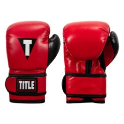 TITLE Boxing Youth Bag Gloves 22 TITLE Boxing Youth Bag Gloves -Knockout Gear ytbbg rd bk 01