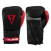 TITLE Boxing Z-FLY Bag Gloves 2 TITLE Boxing Z-FLY Bag Gloves -Knockout Gear zflybg bk rd 1 1